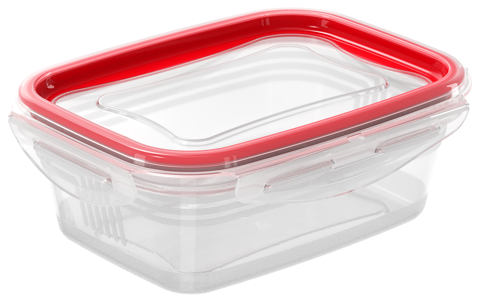 Contenedor Hermético Bi-Color Rectangular de 700 ml