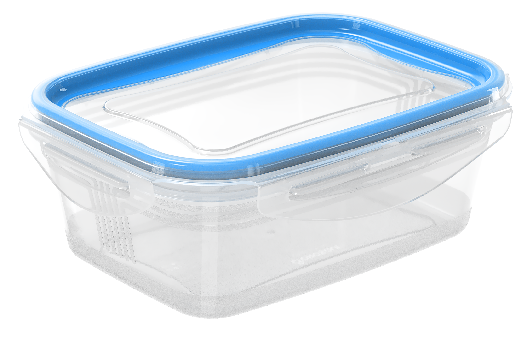 Contenedor Hermético Bi-Color Rectangular de 1.6 Litros