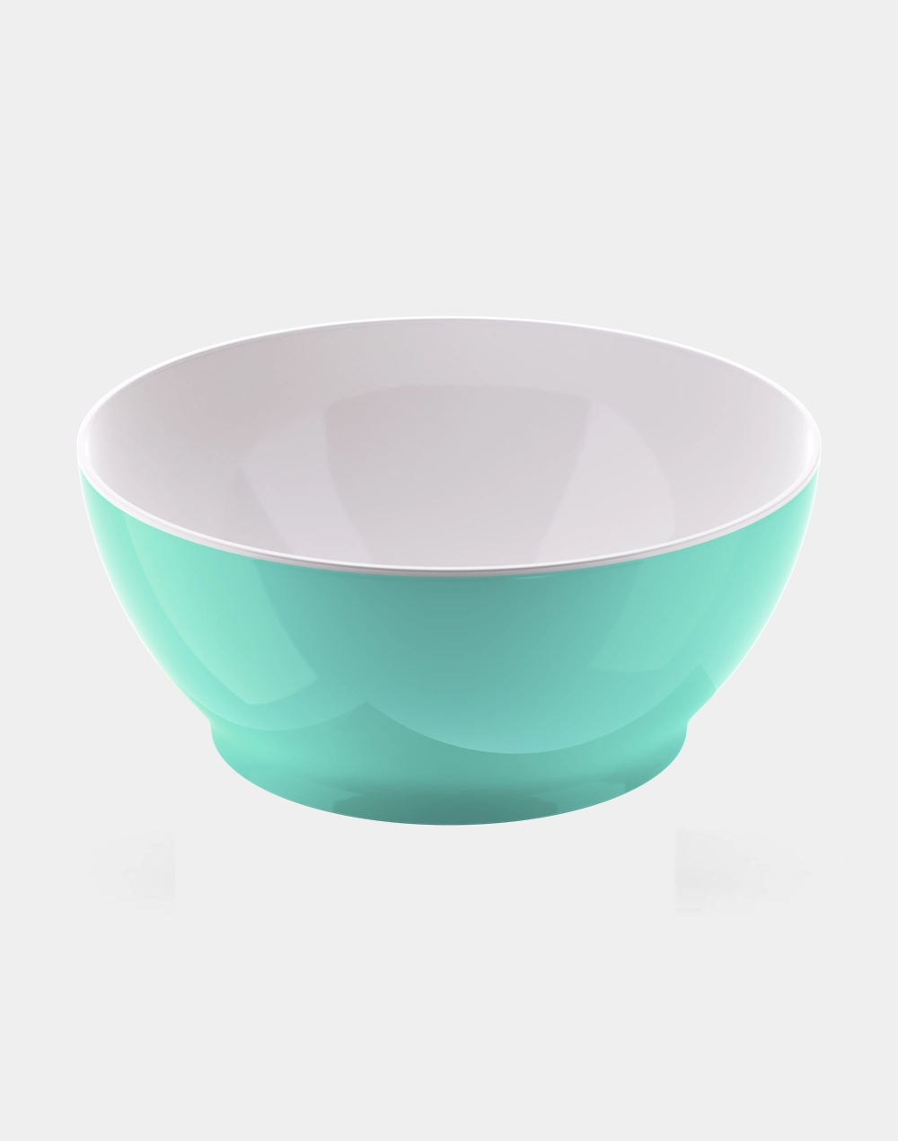 Ensaladera de Plástico Bi-Color 4 L para Ensaladas y Botanas, Libre de BPA, Apta para Microondas y Lavavajillas | Torosqui - Image 4