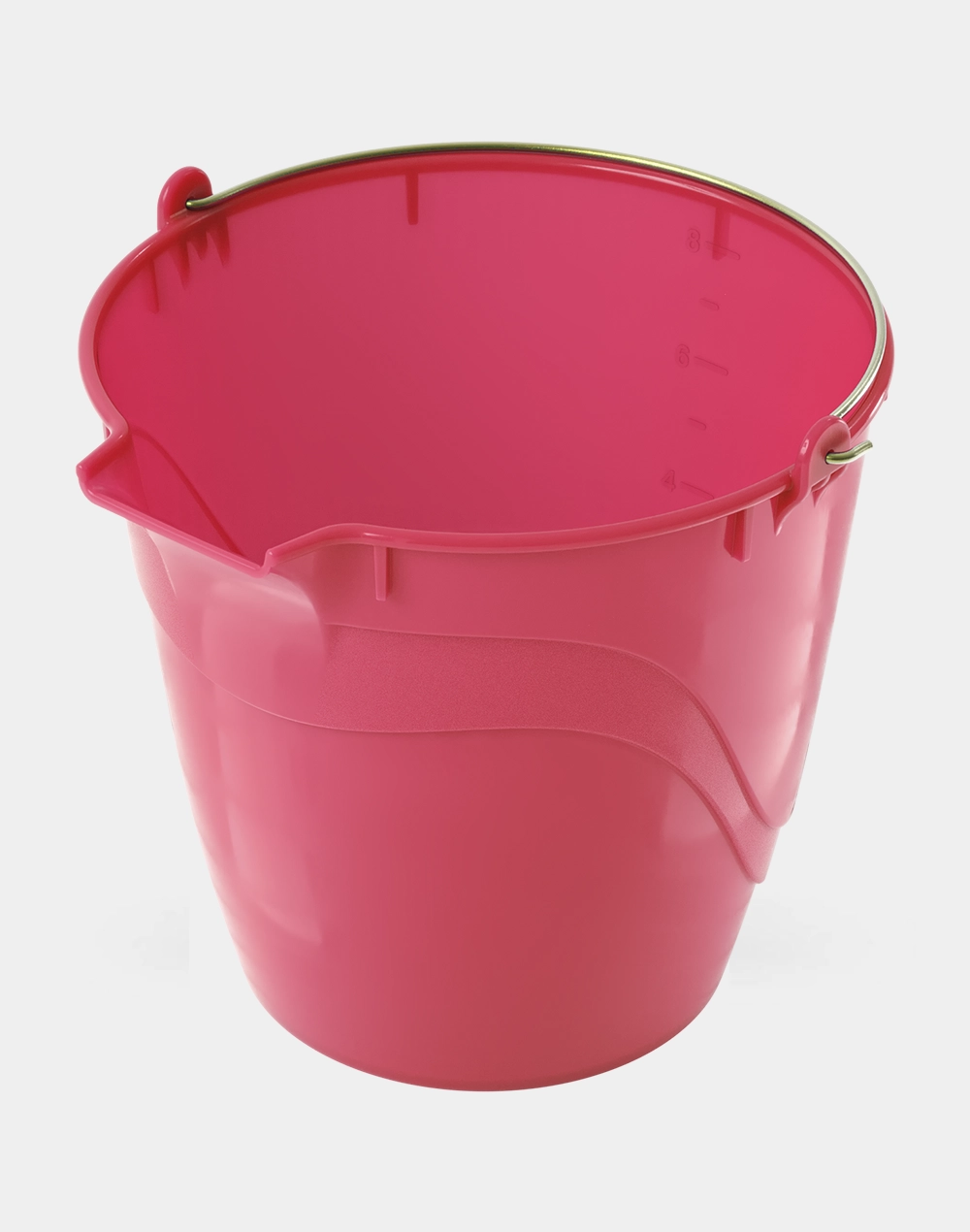 Cubeta Flexible de Plástico 8 L con Pico y Asa Metálica, Uso Rudo, Hecha en México | Torosqui - Image 4