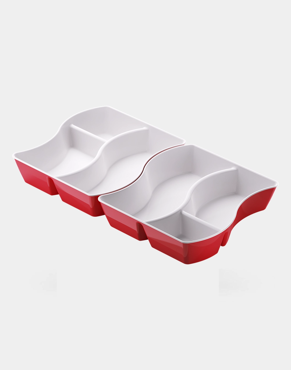 Botanero de Plástico Bi-Color para Fiestas y Reuniones, Libre de BPA, apto para Microondas y Lavavajillas | Torosqui - Image 5