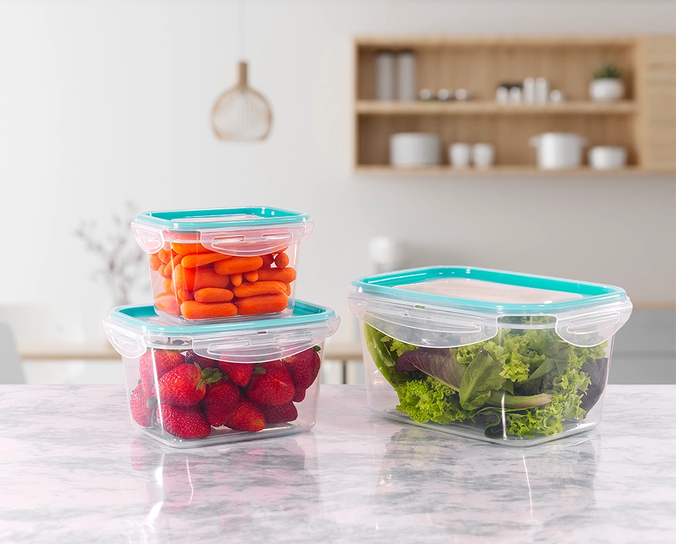 Hermético de Plástico con Broches Plus 570 ml a Prueba de Fugas, Cierre Hermético, Libre de BPA | Torosqui - Image 6