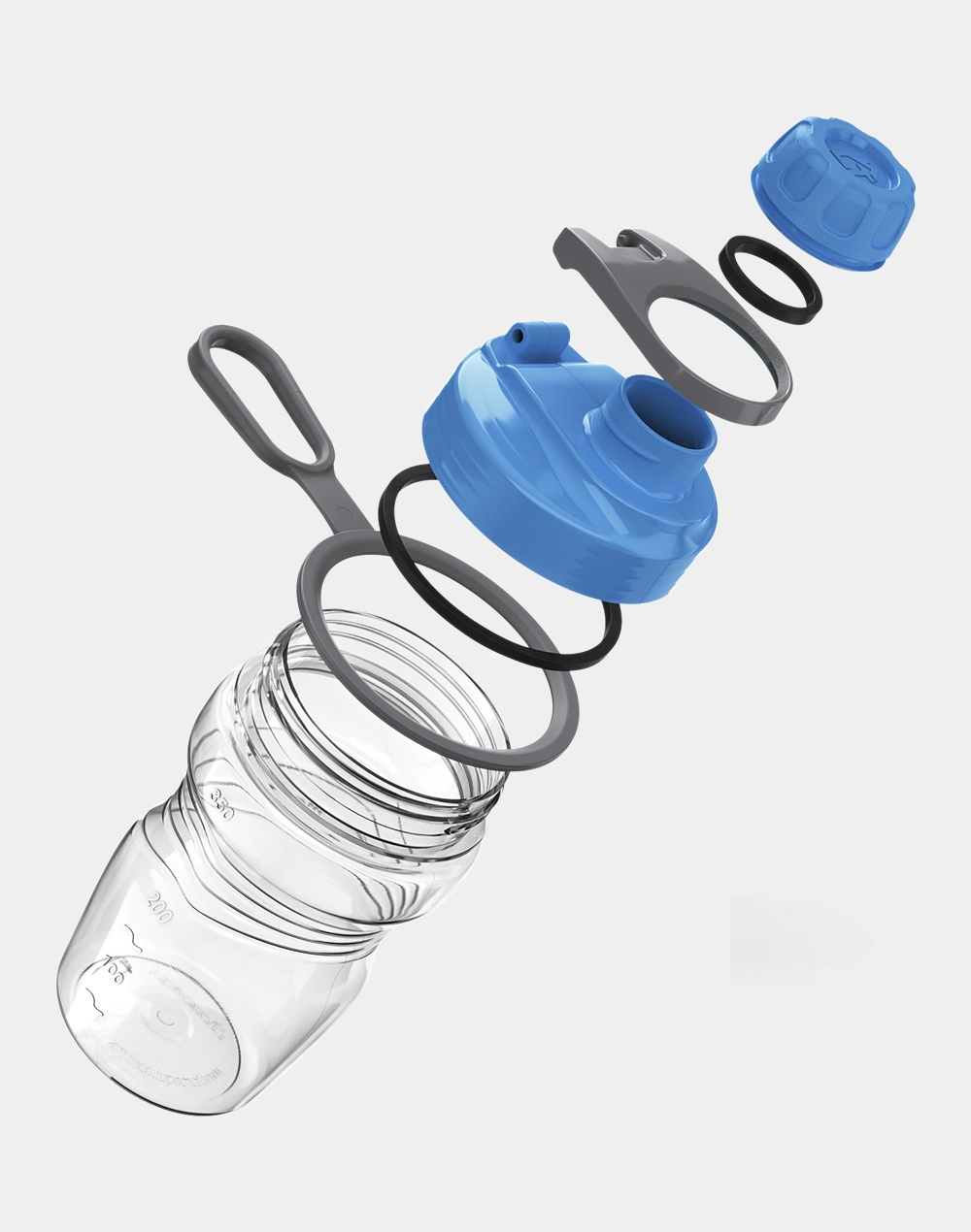 Botella Aqua de Plástico 400 ml con Mezclador, Hermética y Libre de BPA | Torosqui - Image 5