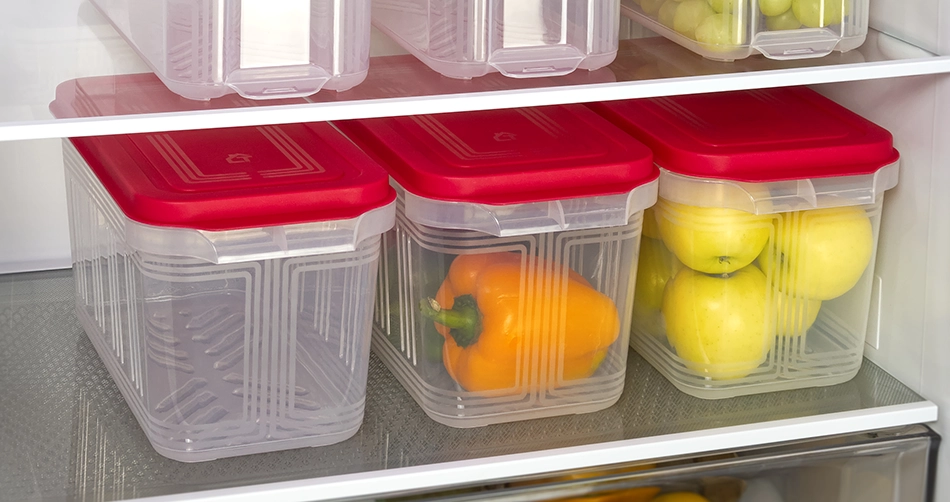 Organizador para Refrigerador y Alacena Organifresh Cerrado 4.4 L, Cajón con Asa, Plástico Resistente | Torosqui - Image 3