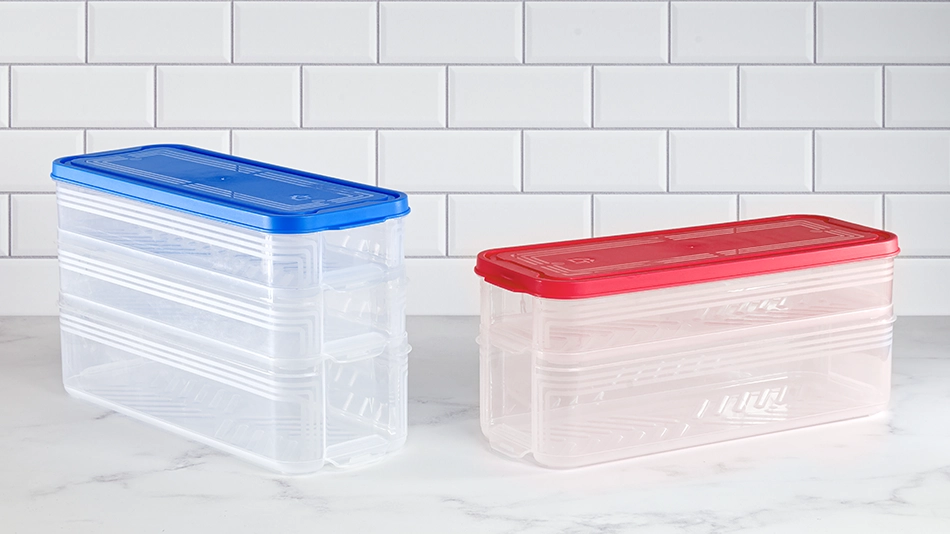 Organizador Hermético Apilable Organismart 3 Niveles 5 L, Contenedores Intercambiables, Plástico Resistente | Torosqui - Image 4