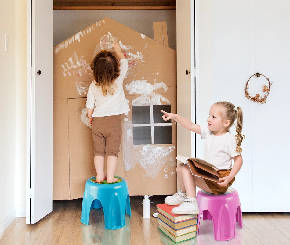 Banco Infantil de Plástico Antiderrapante y Ligero, Asiento y Escalón para Niños | Torosqui - Image 4